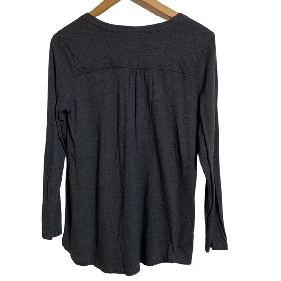 J.JILL Button Down Embroidered Tunic Blouse Shirt Top - Picture 5 of 9